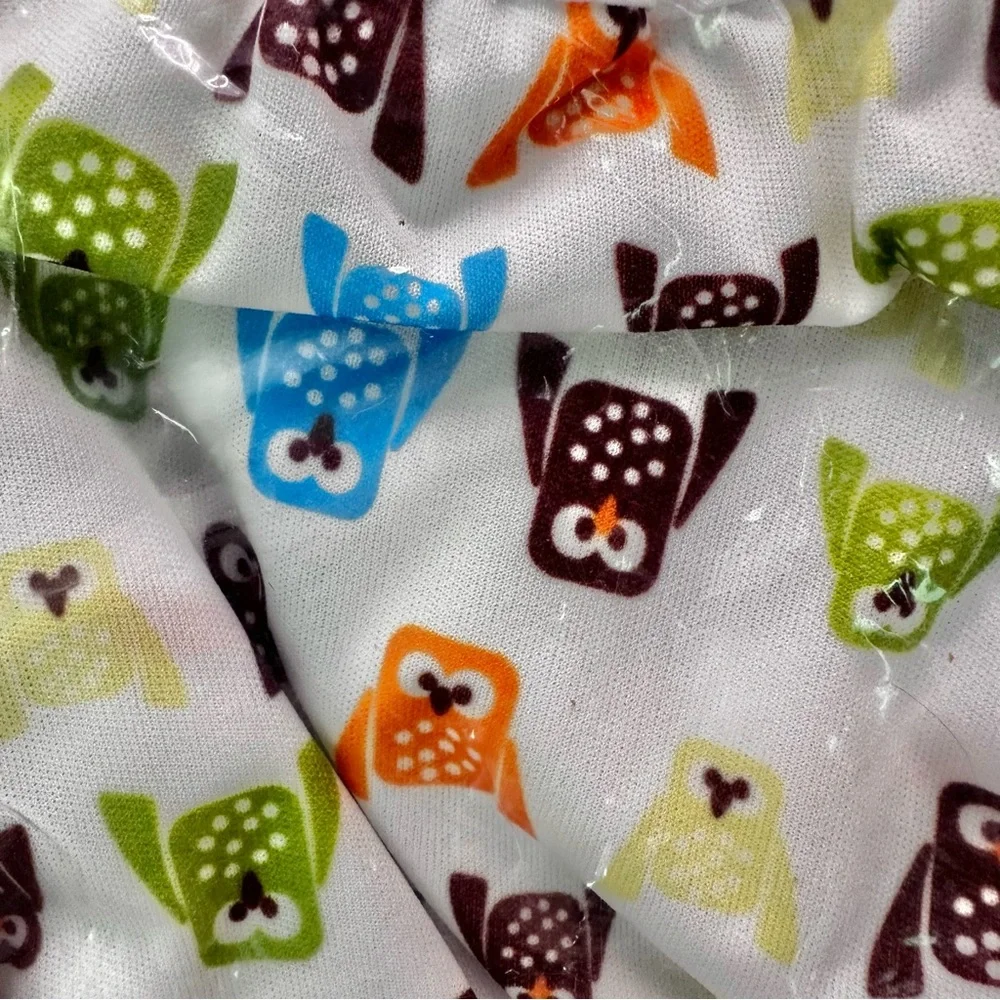 NWT NEW Thirsties Duo Wrap Snap Hoot Size 2 Cloth Diaper Cover Double Gusset